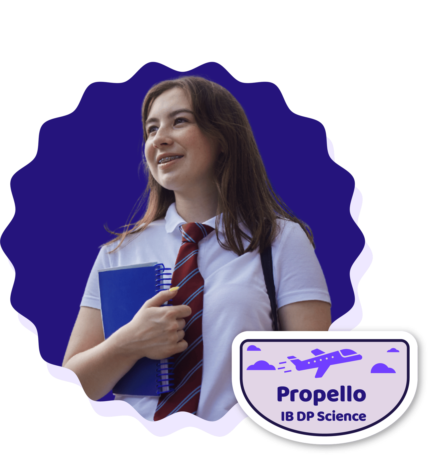 picture of a student in uniform representing Propello's IB DP Science Curriculum