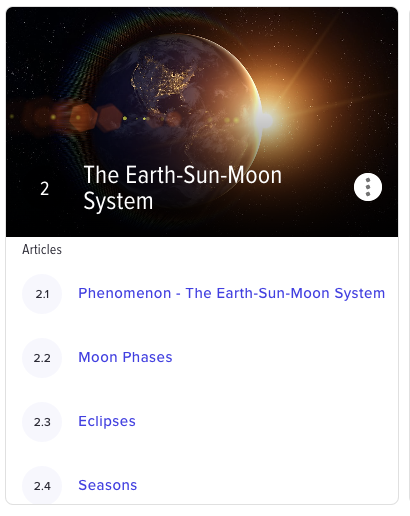 The Earth-Sun-Moon System