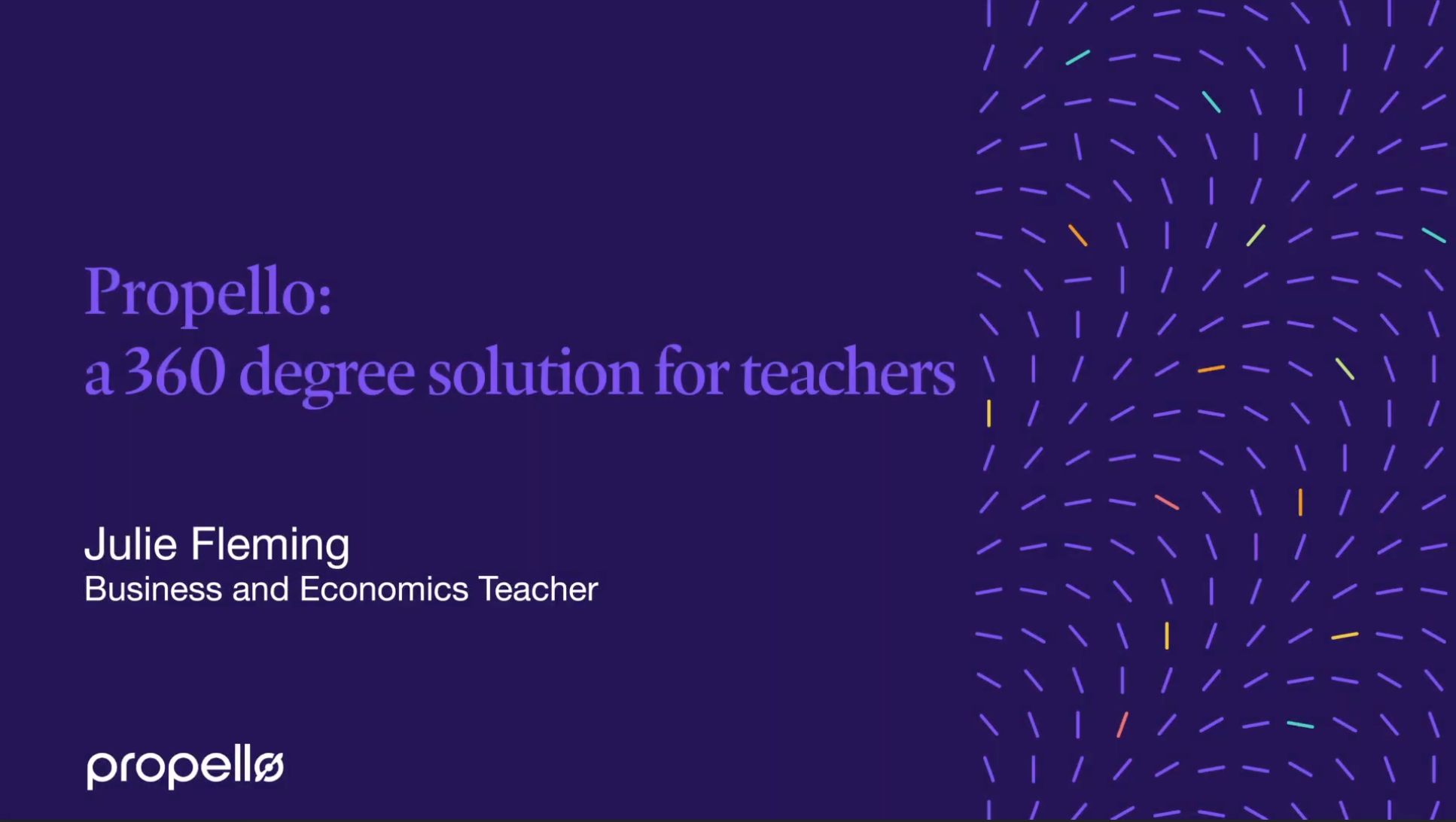 Propello: a 360 degree solution for teachers